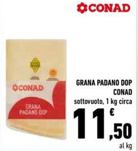 Offerta Conad Grana Padano Dop Sottovuoto Kg Circa Di Conad