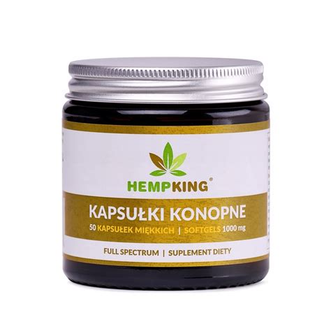 Hemp King Konopn Olej V Kapsl Ch Cbd Za K Allegro