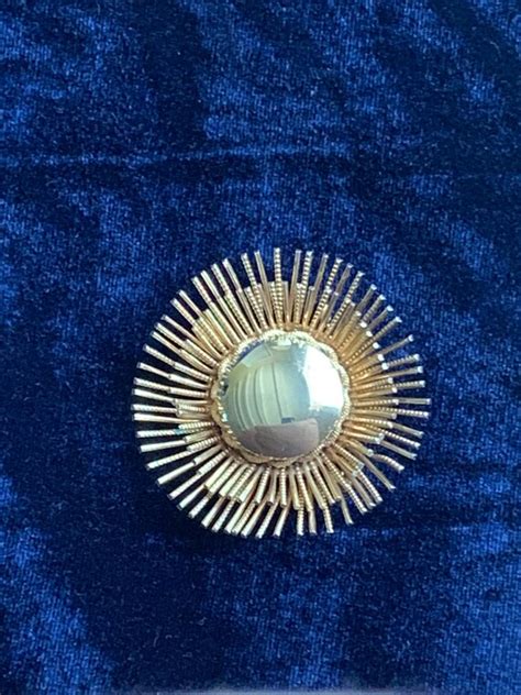Vintage Marvells Sunburst Pin 1960s Gem