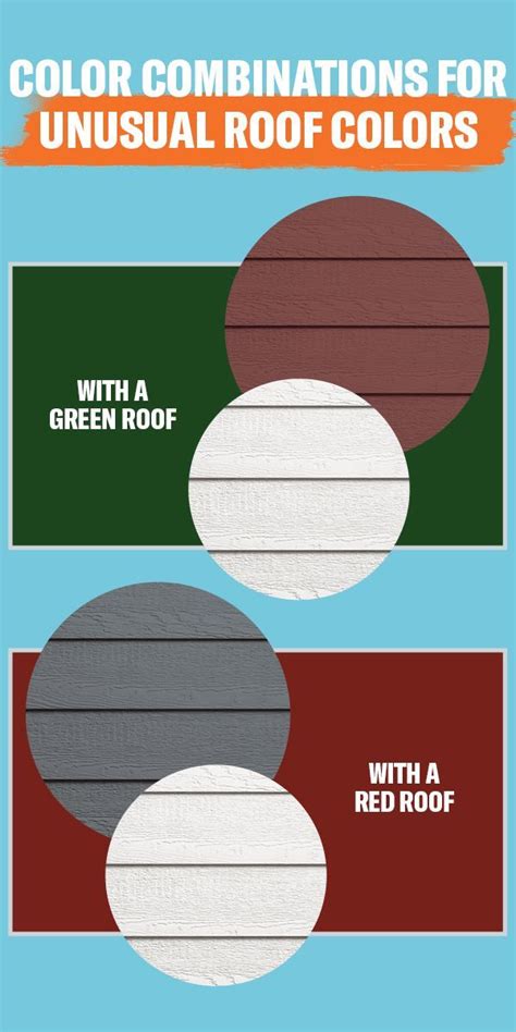 Color Combinations For Unusual Roof Colors Roof Colors Siding Colors