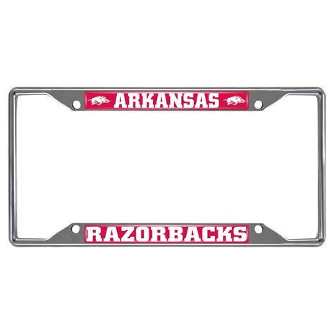 FANMATS Arkansas License Plate Frame