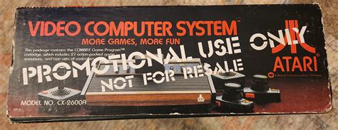 Atari In Original Box Rare Promotional Use Only Version Etsy