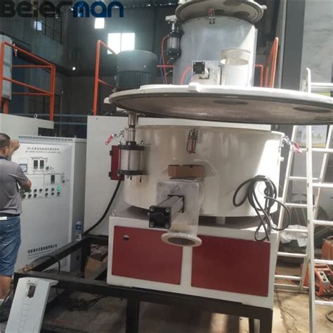 High Speed Plastic Powder Mixing Machine Unit PVC Vertical Horizontal Hot Cooling Compound Mixer