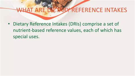 Dietary Reference Intakes Ppt