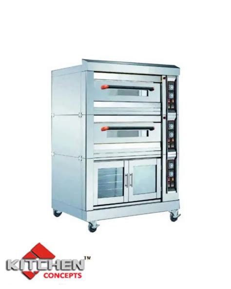 Gas Electric Double Deck Oven With Proofer Manufacturers