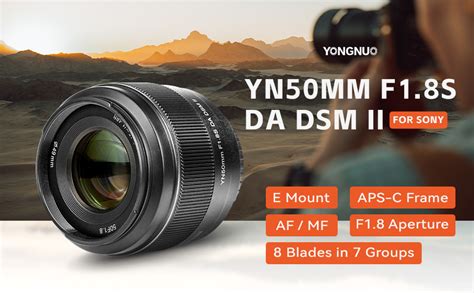 Yongnuo Upgraded Yn50mm F1 8s Da Dsm Ii Standard Prime