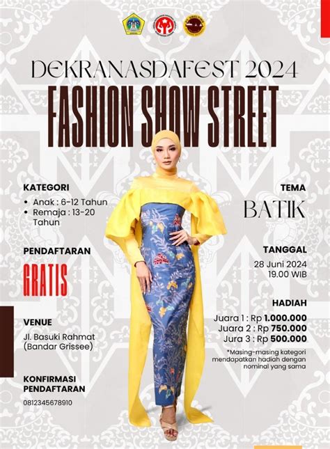 Smelting Dan Dekranasda Akan Gelar Fashion Show Street Untuk