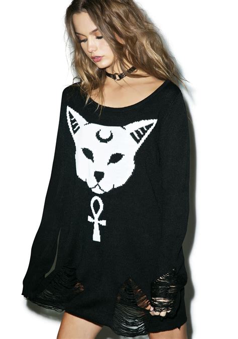 Killstar Purrfect Knit Sweater Dolls Kill