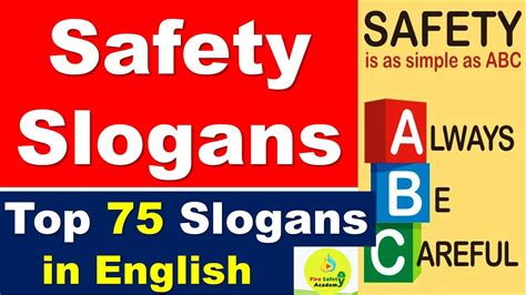 Top 75 Best Safety Slogan Best Safety Slogan In English National Safety Day Slogans Youtube