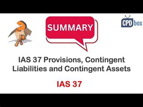 Ias 37 Provisions Contingent Liabilities And Contingent Assets Videos