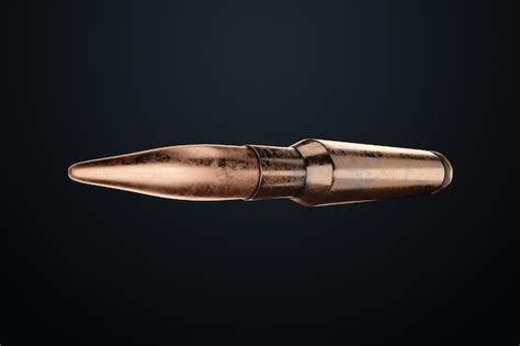 Premium Photo Bullet Isolated On Dark Background The Concept Of War