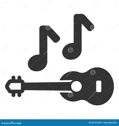 Guitar And Sheet Music Stock Illustration Illustration Of Play