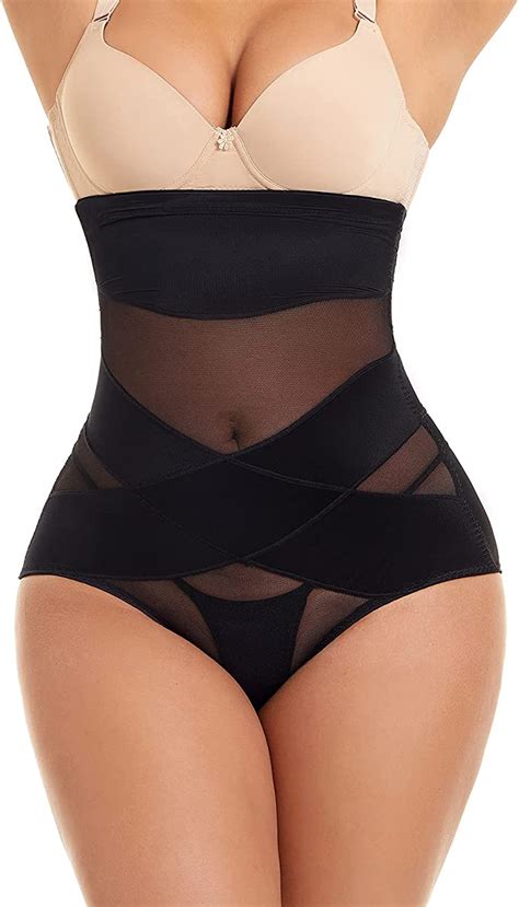 Movwin Women Shapewear High Waist Tummy Control Panty Butt Lifter Body