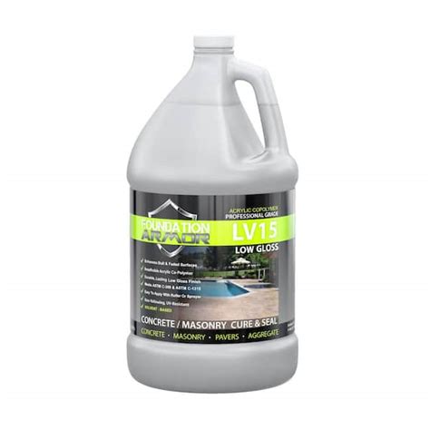 Foundation Armor Armor LV15 Low Gloss Solvent Based Acrylic Sealer And