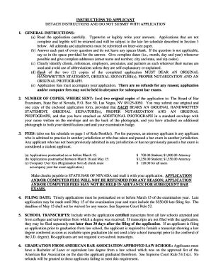 Fillable Online Nvbar Detach Instructions And Do Not Submit With