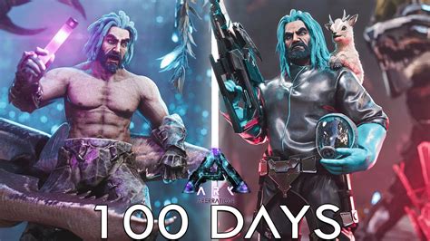 Surviving 100 Days In Hardcore ARK Survival Evolved Aberration Edition