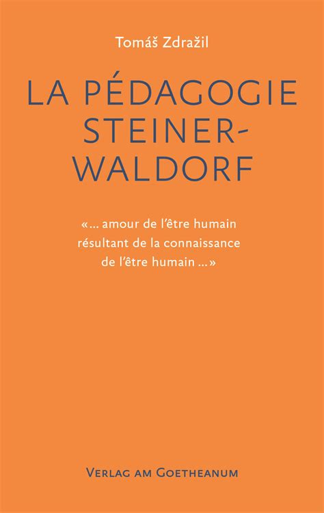 La P Dagogie Steiner Waldorf Verlag Am Goetheanum