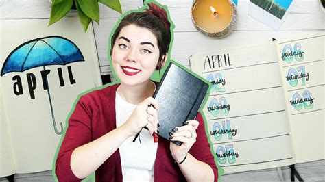 Plan With Me April Bullet Journal March Flip Through Youtube