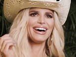 Video Jessica Simpson Models Green Bikini In Collab With Walmart Daily Mail Online