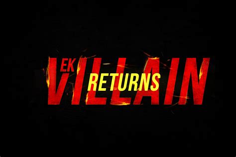 EK VILLAIN RETURNS - Logo :: Behance