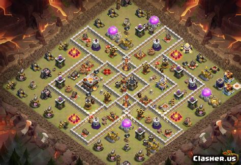 Town Hall Th War Trophy Base With Link War