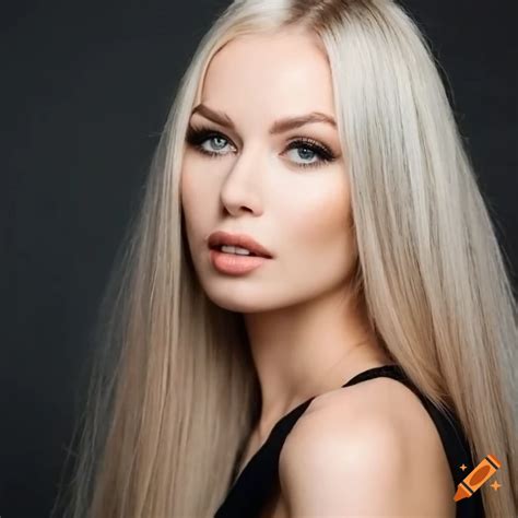 Swedish Young Woman With Platinum Blonde Hair And Pale Skin On Craiyon