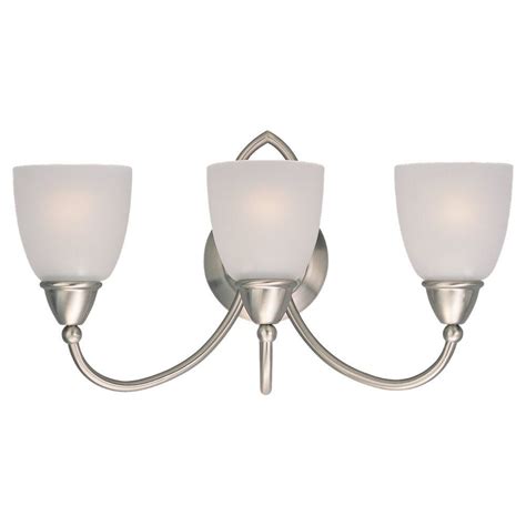 Sea Gull Lighting 3 Light Brushed Nickel Incandescent Bathroom Vanity The Home Depot Canada