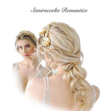 Acconciatura Sposa Semi Raccolta Stile Romantica Mr Luigi Serrone