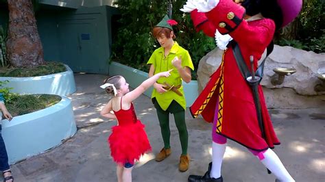 Fun With Peter Pan And Captain Hook At Disneyland YouTube