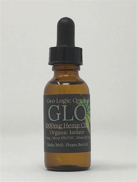 Glo 1000 Mg Hemp Cbd Organic Isolate Best Cbd Planet