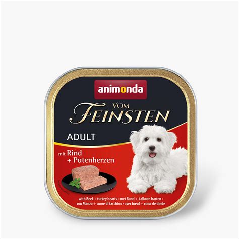 Vom Feinsten Adult Adult With Beef Turkey Hearts Wet Food