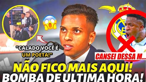 Ih Rodrygo Manda A Real Detona Ancelotti E Vinicius Junior Fora Do