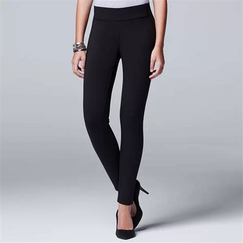 Petite Simply Vera Vera Wang Pull-On Skinny Pants