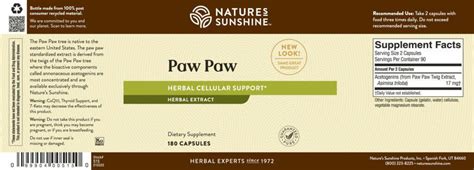 Paw Paw By Natures Sunshine