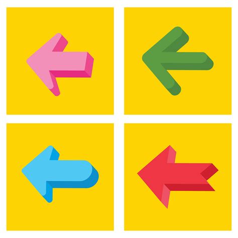 Directional Arrows - 10 Free PDF Printables | Printablee