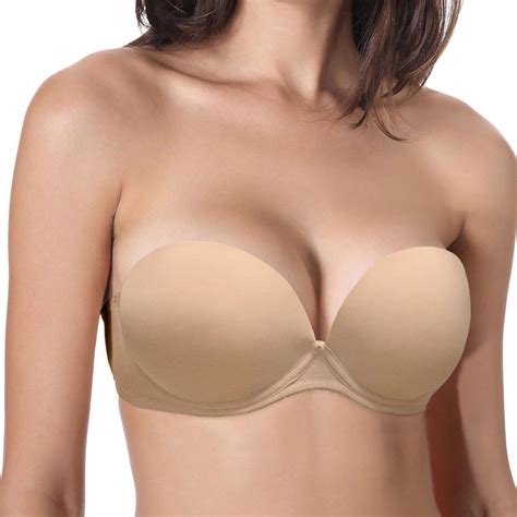 Vogue S Secret Women S Push Up Strapless Bra Convertible Underwire