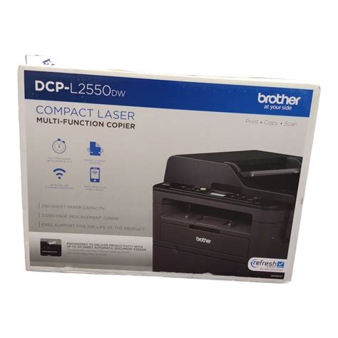 Brother Dcp L2550dw Monochrome Laser All In One Duplex Printer Wireless