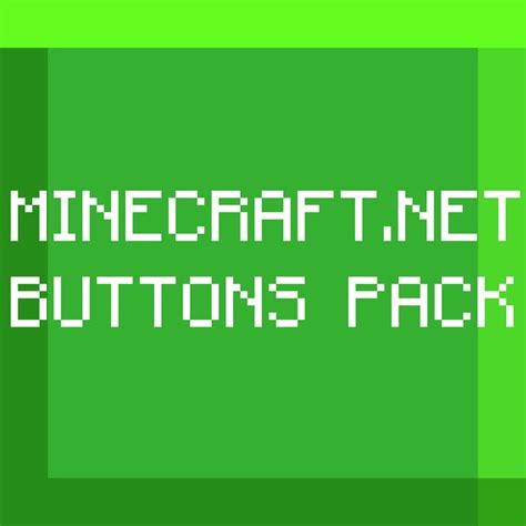 Buttons Pack Bedrock Minecraft Texture Pack