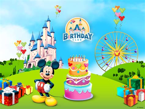 Mickey And Minnie Mouse Birthday Wallpaper