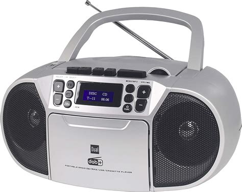 Dual Radio Cassette Dab P Avec Cd Dab Fm Boombox Lecteur