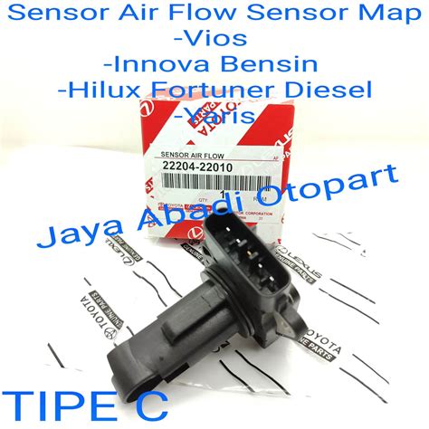 Sensor Air Flow Sensor Maf Vios Yaris Hilux Altis Innova Bensin Tipe C