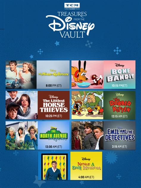 Tcm Treasures From The Disney Vault June 2019