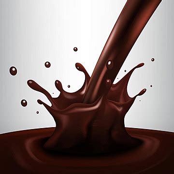 Realistic Hot Chocolate Splash Liquid Hot Wave Liquid Vector Hot Wave Liquid PNG And Vector