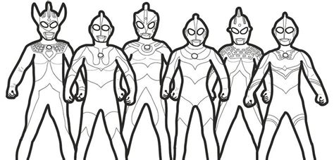 Ultraman Coloring Pages 100 Pictures Free Printable Power Rangers