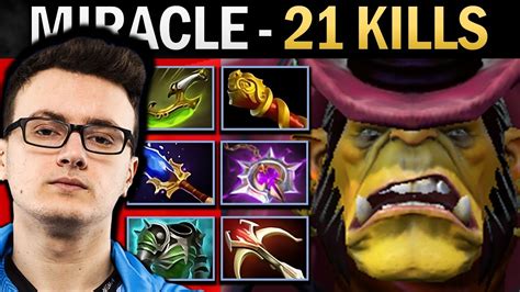 Alchemist Gameplay Miracle With 21 Kills And Aghanims Dota 7 36 YouTube