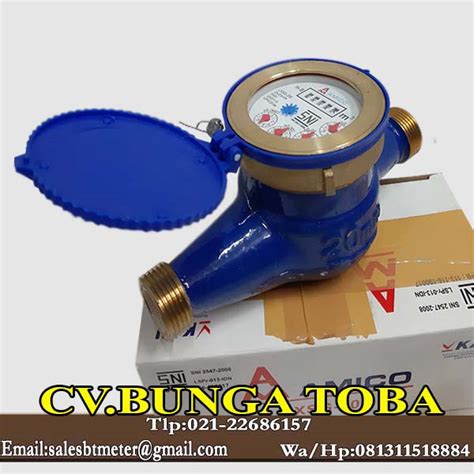 Water Meter Amico Size Inch Meteran Air Murah Cv Bunga Toba