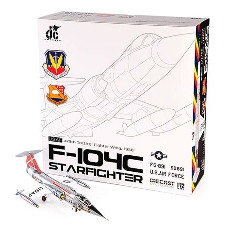 Jc Wings 172 Jcw 72 F104 004 F 104c Starfighter Usaf 479th Tactical