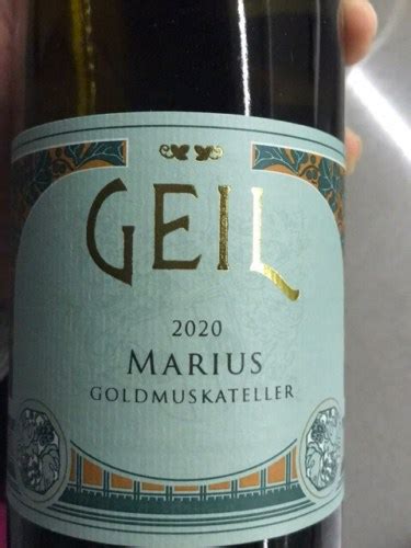 Weingut Geil Marius Goldmuskateller Vivino Australia