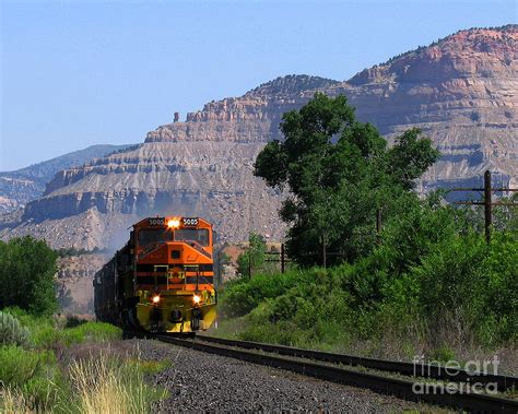 Utah Railway Locomotives in Spring Glen Utah Photograph by Malcolm Howard