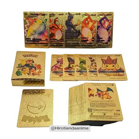 Cartas Doradas Pokémon Edición Especial Hiro tienda anime